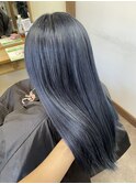 ハイトーンブルーブラックネイビーブルー