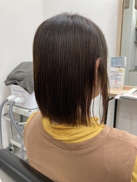 エルプラスヘアー(L+hair) ナチュラルストレート（50代女性）