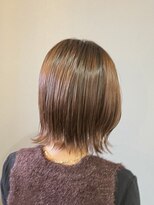 ココカラヘアー ニコ(cococara hair nico)&nbsp;メンテナンスカット/外ハネ/オリーブブラウン