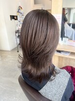 ロックワークオレンジ 西中島店(ROCK WORK ORANGE) ブリーチ毛特有の黄ばみを抑えた　ブラウンカラー＊
