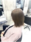 透明感ミルクティーベージュ