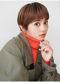 ナチュラル　マッシュ　ショート　