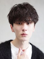 10代20代シャドウパーマメンズマッシュ緩めパーマ原宿
