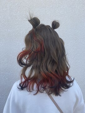 ボアップ 難波店(boappu) #裾カラー#ヘアカラー
