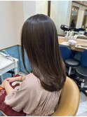 イメチェン外ハネボブ美髪ワイドバング顔周りレイヤーカット