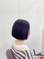 サウンドヘアデザイン(sound hair design) ダークトーンのワンレングスボブ☆