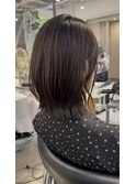 くびれヘア/オリーブブラウン