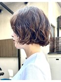 ボブパーマミニボブパーマフレンチボブパーマコテ巻き風パーマ