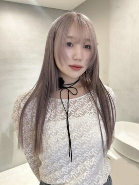 ペレ アネックス 大阪梅田茶屋町店(PELE ANNEX) くびれヘア/アプリコットオレンジ/ハイライトカラー/梅田