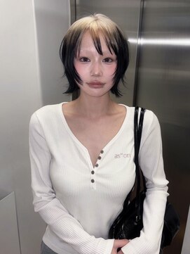 キオクエコ(KIOX eko) デザインカラー/レイヤーウルフカット