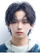 リップス 表参道店(LIPPS)&nbsp;センターパートウルフシャドウパーマ