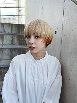 ディジョン 自由ヶ丘(Dijon) 韓国顔まわりレイヤーカットグレージュオリーブベージュブラウン