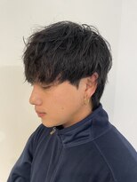 ニアウ 伊勢崎連取店(Niau) メンズマッシュウルフシャドウパーマメンズパーマ