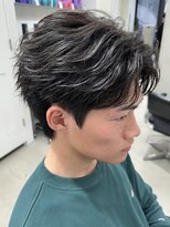 フィフス 天神大名(fifth)&nbsp;天神大名フェザーショートシャドウパーマセンターパートウルフ