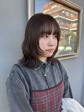 フェイスレイヤー×柔らかブラウン