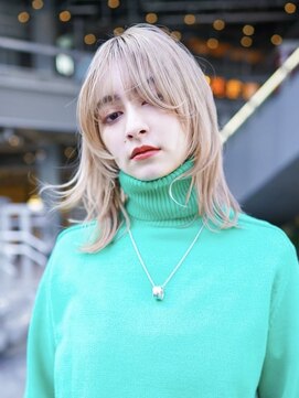 ギークス(GEEKS) 【GEEKS渋谷】ハッシュカット/ミルクティー/冬カラー/ネオウルフ