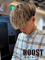 ルースト 渋谷店(ROOST)&nbsp;MEN’S HAIR/波巻ツイストスパイラル/フェザーパーマ/眉毛/渋谷