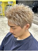 スパイキーショート池袋　ピンパーマ