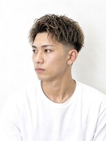 ノラ ギンザ(NORA GINZA) アップバングショートセンターパートツーブロックハイライト30代