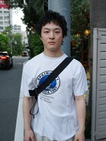 シイ(SIE)&nbsp;メンズショートウルフ×ピンパーマ