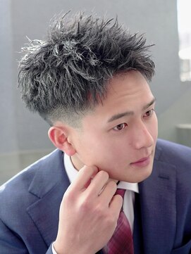 シーク 八王子(CHIC) アップバングショート×ツイストパーマ【八王子】