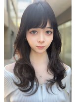 リークフー(Ree cu fuu) 韓国風くびれレイヤーカットハッシュカットダークグレージュ