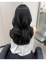 テンダー 川崎(TENDER) ba20063_黒髪カラーブリーチなし透明感艶髪ワンホンヘアレイヤー