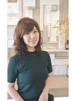 バルマ ヘア デザイン(Balma hair design)&nbsp;透け感が◎カーキベージュ