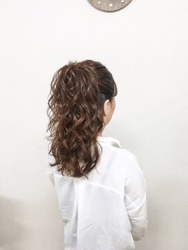 ヘアセット専門店 ナゴミ 渋谷店(nagomi) 派手めハーフアップ