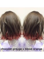 ヘアーメイク トレコローリ(hair make trecolori)&nbsp;【trecolori 津田沼】ショコラグレージュ × ブラッドオレンジ
