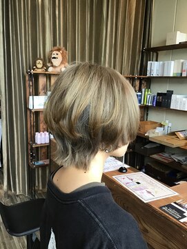 ルーディヘアーブランド(Ludi hair Brand) 金髪ウルフ!