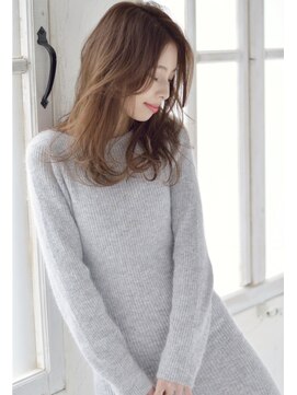 グランアージュ 池袋東口店(grandage) 美肌に見える無造作ウェーブロング/ココアブラウングレージュ