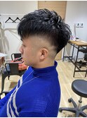 ブルーブラック フェード