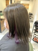 ベンチ 新宿店(bench)&nbsp;ミディアムインナーカラーパープル