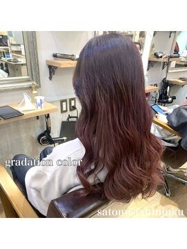 ワット 原宿店(W) 原宿髪質改善ベージュカラーブリーチなし韓国レイヤーハイライト