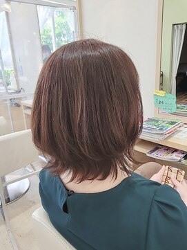 ヘアーズ 本店(HAIRZ) 《HAIRZ》平田☆大人可愛い☆外ハネショートボブ