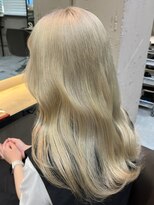 ベレーザ 渋谷(BELEZA)&nbsp;ba1670プラチナカラーホワイトミルクティーコリアンスタイルボブ