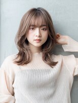 ドットハリス(.Hallis)&nbsp;大人かわいい/小顔/ミディアムレイヤー/20代30代40代