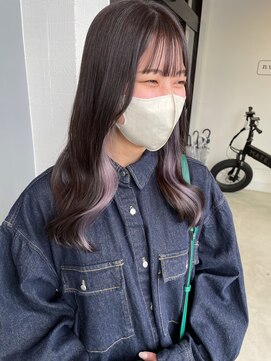 ナンバー(number+) 20代インナーカラーブリーチ