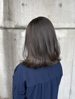 ニコフクオカヘアーメイク(NIKO Fukuoka Hair Make) 福岡天神/シークレットハイライト/透明感グレージュ/オリーブ