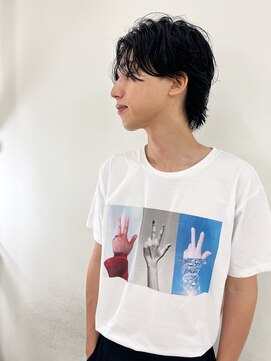 エンドリンク(endlink) 短め黒髪センターウルフ