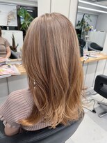 バルベストーキョーサウス(BARBES TOKYO SOUTH)&nbsp;ダブルカラーでミルクティーベージュカラー【RISA】