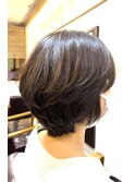 ショートグラボブ/ふわっとボブ/40代50代60代