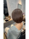 脱白髪染めカラーグレージュ