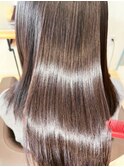 20代30代40代髪質改善カラーショコラアッシュ艶感ストレート