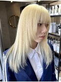 blonde hair