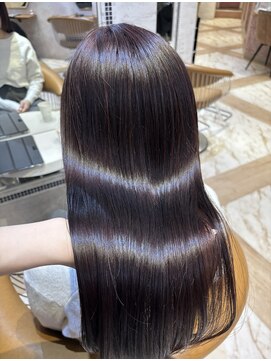 ロンドローズ 名古屋(Lond damaskRose) 学割 ブリーチなしダブルカラー ブリーチ 髪質改善 ボブ 542