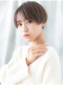 グレーベージュ小顔ツヤ髪ナチュラルマッシュo小山20代30代40代