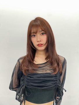 ユーフォリア 渋谷グランデ(Euphoria SHIBUYA GRANDE) ウォームブラウン ウォームベージュ レイヤーカット 韓国風