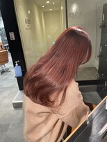 アイリー 名古屋(A/LEE)&nbsp;ワインレッド／暖色カラー／ブリーチカラー／ロングヘア